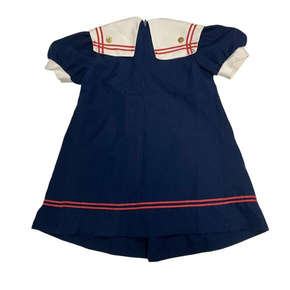 Vintage Fashion Kids Girls Classic Sailor Dress Size 6X - Picture 4 of 9